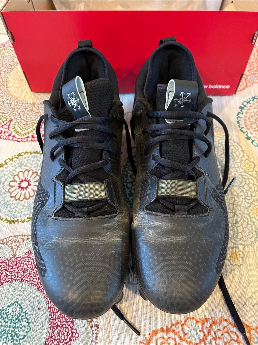 New Balance Men’s Black Lacrosse cleats